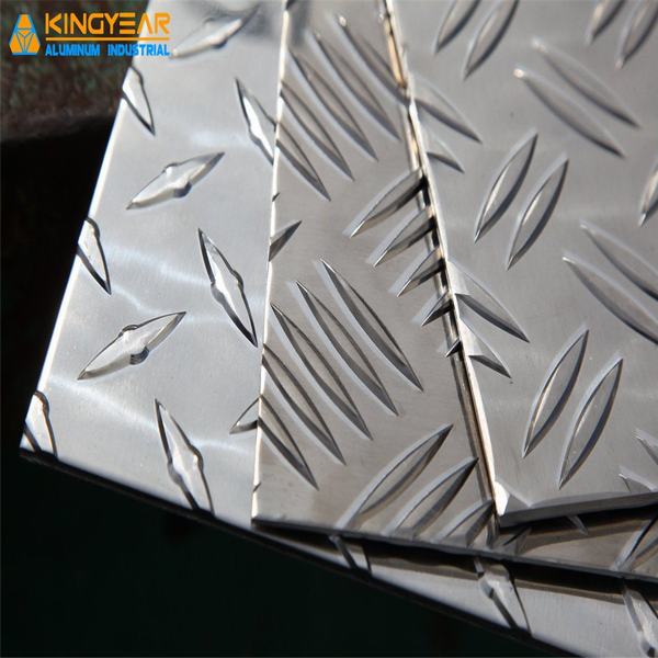 Factory Price Anti-Slippy Aluminum Checkered Tread Sheet Floor Plate One Bar, Five Bar, Three Bar, Diamond