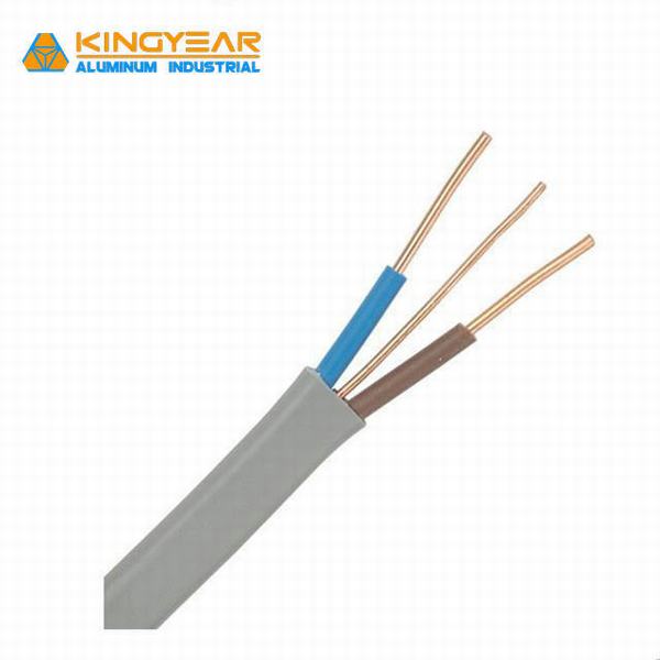 China 
                        Flat Cable BVVB 2X1.5mm2+E 2*2.5mm2+E Flat Twin and Earth Cable Electrical Wire
                      manufacture and supplier