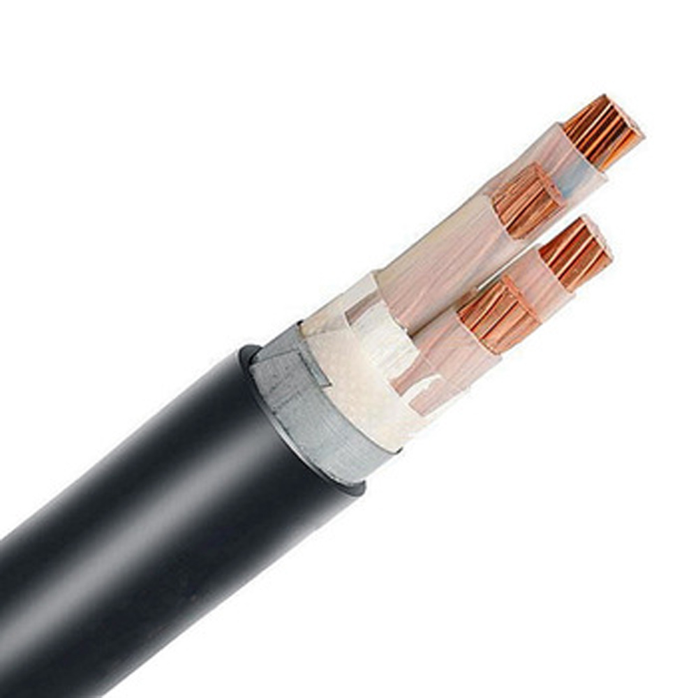 
                                 Câble de cuivre souple 4corex25mm Câble flexible en PVC de basse tension                            