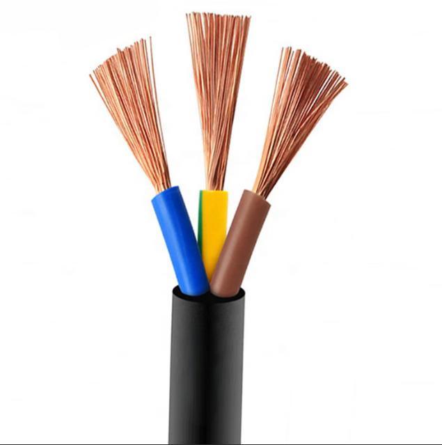 Flexible Copper Conductor10mm2 6mm2 2.5mm2, 1.5mm2 PVC Insulation RV, Rvv Electric Wire for Building or Construction