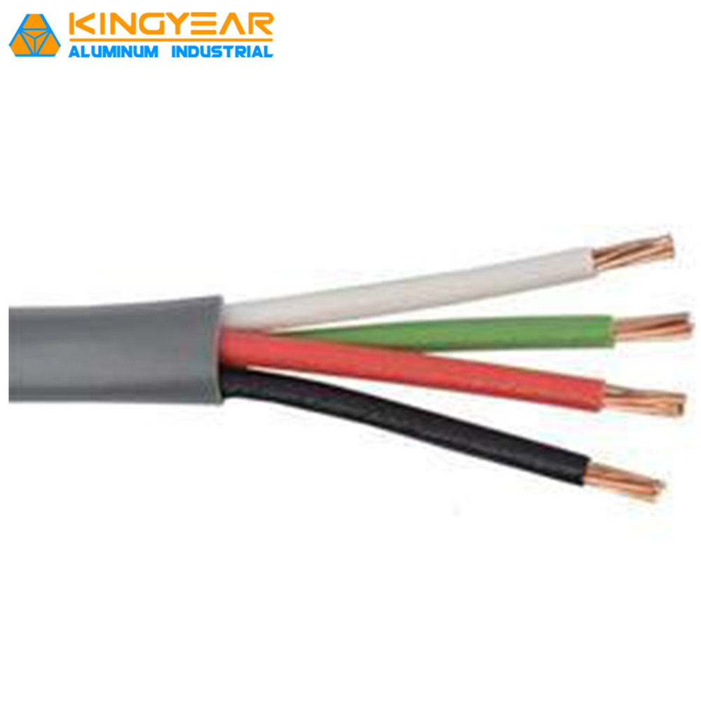 H05VV-F Copper Power Cable 4X4mm2 Copper 4X10mm Copper PVC Cable PVC