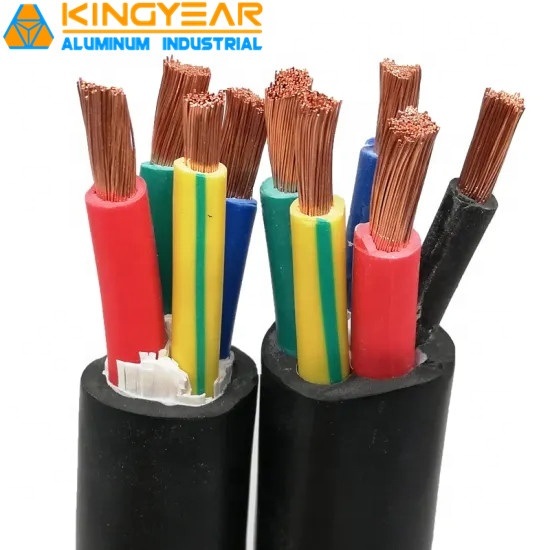 H07rn-F Underwater Rubber Cable 5 Core Rubber Cable 1mm Rubber Flex Cable