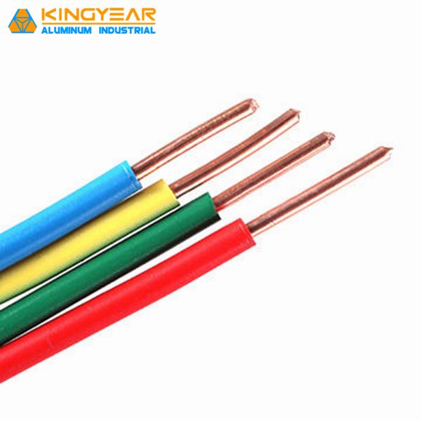 High Quality Flexible PVC Insulated 0.75/1.0/1.5/2.5/4/6/10/16mm2 Electrical Wire for Building Construction