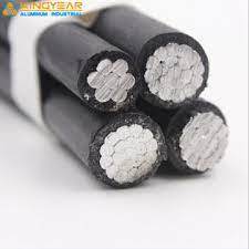 Insulated XLPE ABC Aluminum Overhead Aerial Bundle Power Conductor Electrical Cable