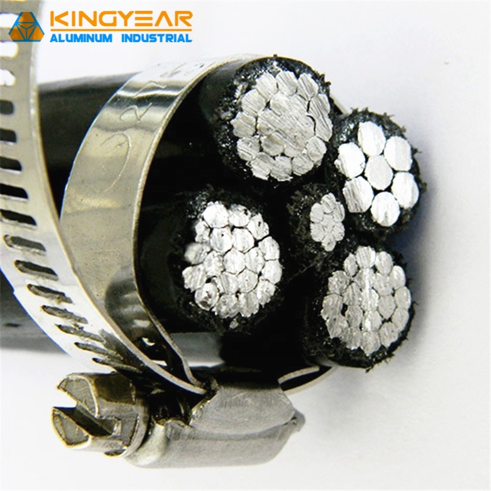 Low Price Aluminum Conductor 0.6/1kv Overhead Aluminum ABC Electrical Wire Cable