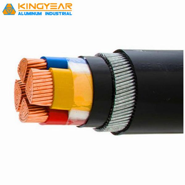 China 
                        Low Smoke Aluminum Power Cable Flexible PVC Insulated 4 Core Cable Wire Copper Cable
                      manufacture and supplier