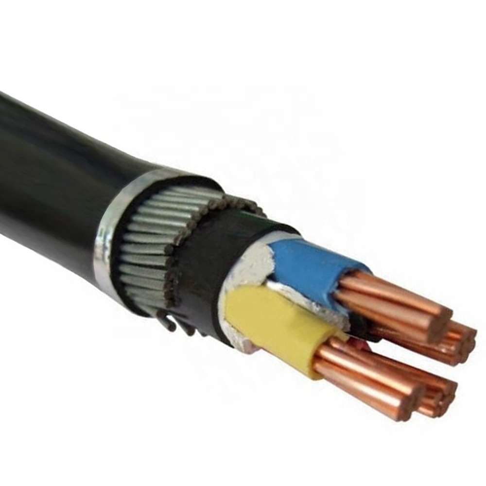 Low Voltage Medium Voltage Crosslinked Polyethylene Insulated Steel Tape Armouring Power Cable