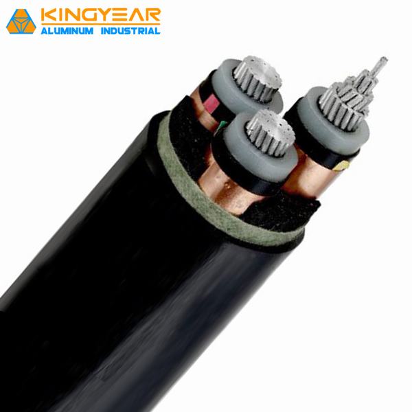 Medium Voltage 8.7/15kv Yjv32 3 Core 3*300 3*240 3*185 3*240mm2 Aluminum or Copper Conductor XLPE Insulated Power Cable