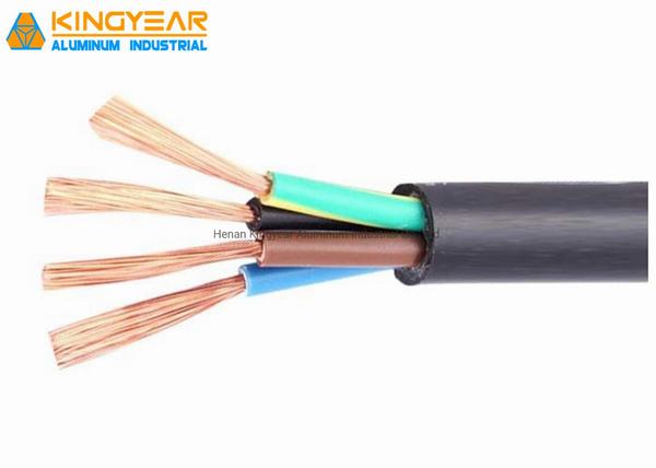 China 
                                 Cable de alimentación flexibles multi-core 4X2.5mm2 H07RN-F, cable y Cable VDE                              fabricante y proveedor