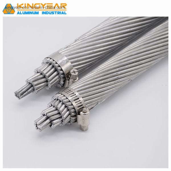 China 
                                 Obenliegender Aluminiumverstärktes blank ACSR Leiter-Kabel des leiter-Stahl                              Herstellung und Lieferant