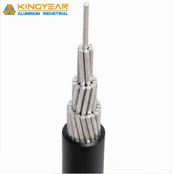 
                                 ABC aislado de sobrecarga de tamaños de cables Cable de 2 núcleos de 6mm de cable de alimentación estándar nacional de China.                            