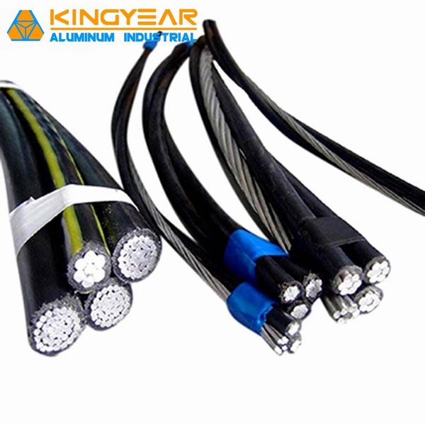 Китай 
                                 Накладные расходы XLPE изоляцией алюминиевого кабеля антенны в комплекте кабель ABC                              производитель и поставщик