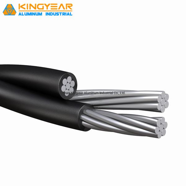 PVC/XLPE/PE Insulated Quadruple 4AWG Aerial ABC Cable