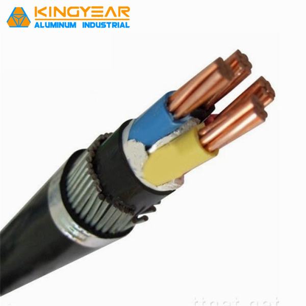 Popular 0.6/1kv Copper Core XLPE/PVC Insulated Steel Amoured Cable Power Cable for Underground Cable