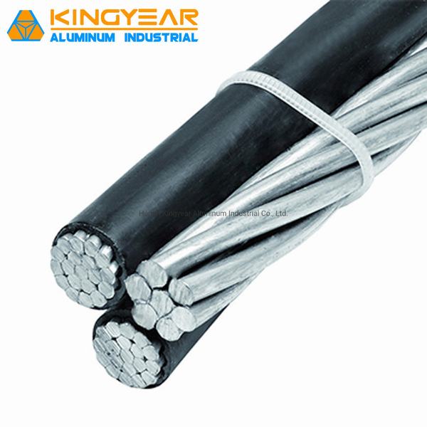 Service Drop Cable with Neutral Messenger AAAC Triplex Cable 6AWG Hippa