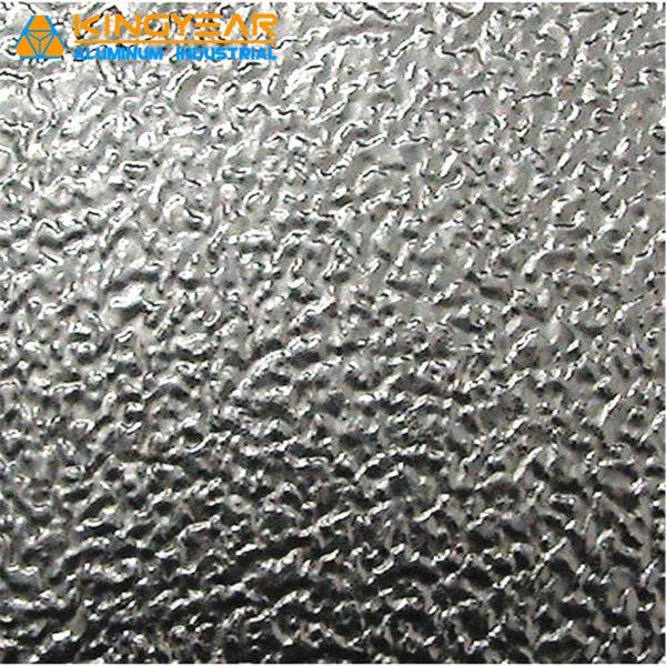 China 
                        Supply 0.3-2mm Aluminum Stucco Sheet (treadplate/ embossed sheet)
                      manufacture and supplier