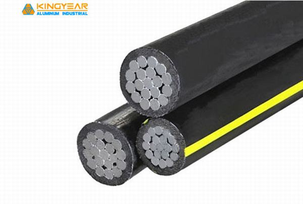 China 
                        Triplex Service Drop Overhead Cable 0.6/1kv Aluminum Cable
                      manufacture and supplier