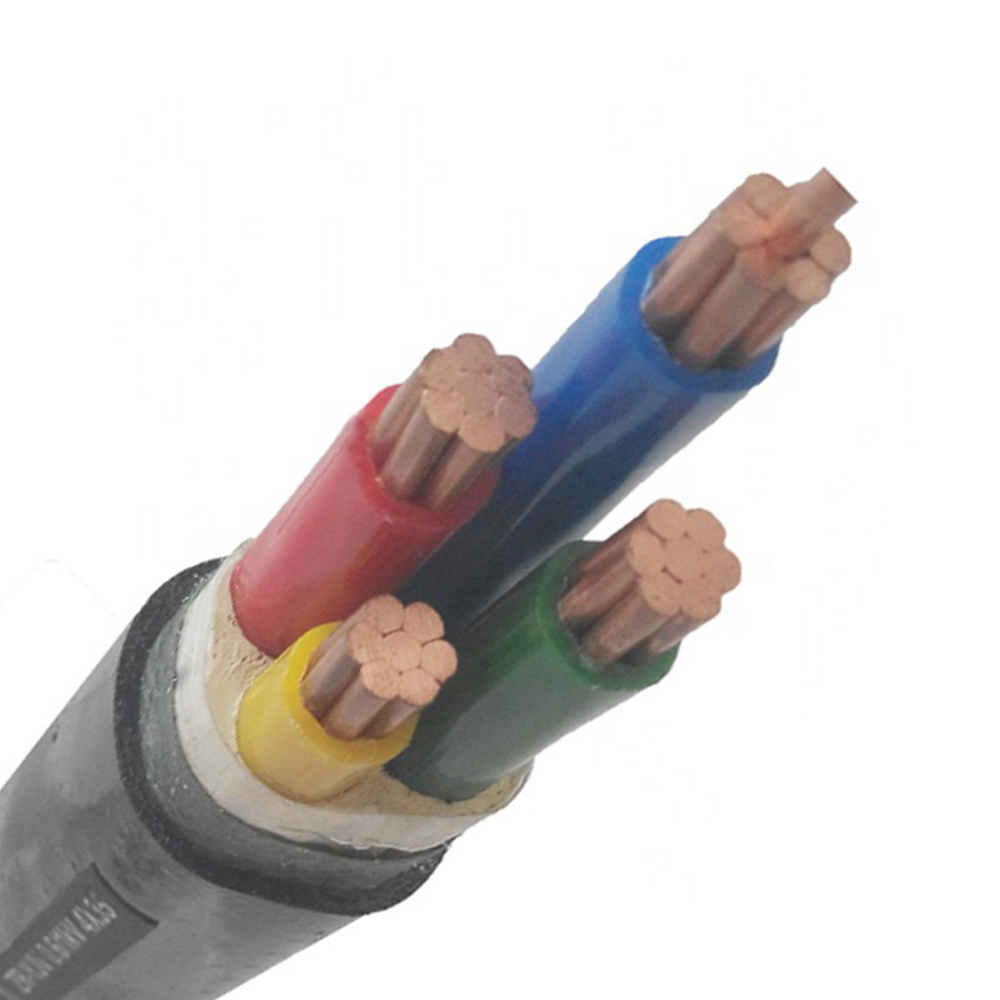 Китай 
                                 Водонепроницаемый изолированный кабель питания 16 мм Бронированный кабель 3 Core 16 мм 4-жильный бронированный кабель Цена                              производитель и поставщик
