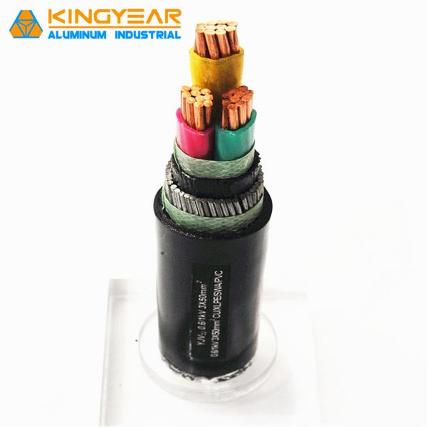XLPE Insulated 3 Core Sta Swa Armoured Power Cable with 0.6/1kv