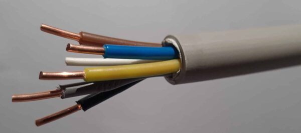 
                Ymvk 5X2,5 mm2 Kabel für Innen- oder Röhreneinsatz je Meter Ymvk DCA 0, 6/1 kV Energie Ymvk
            