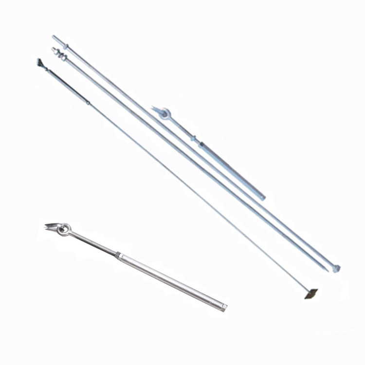 3/4′ ′ *8FT Guy Fittings Line Hardware Stay Assembly Set Stay Rod