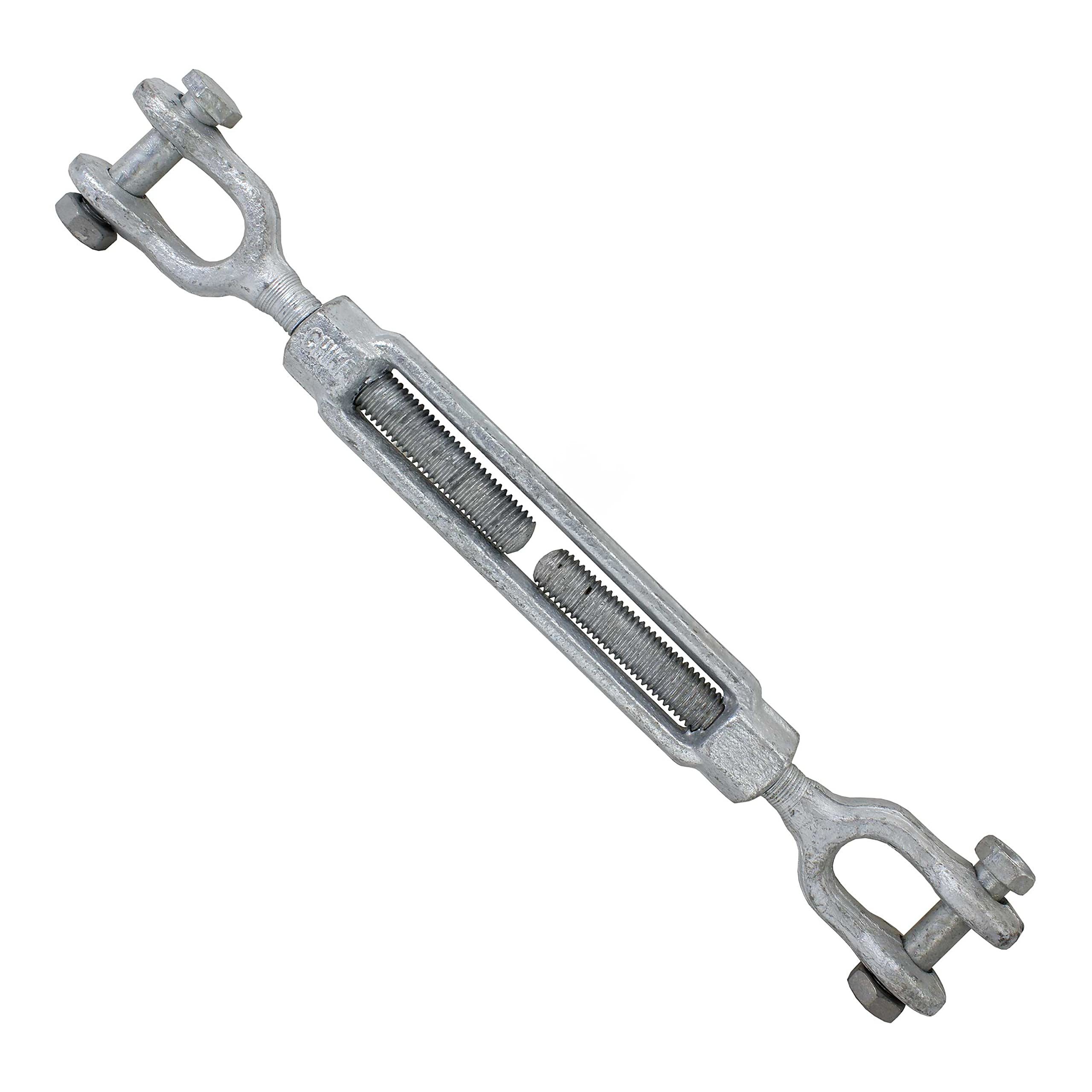 
                5/8" *9 High Strength Galvanized Forged Jaw and Eye Turnbuckle
            