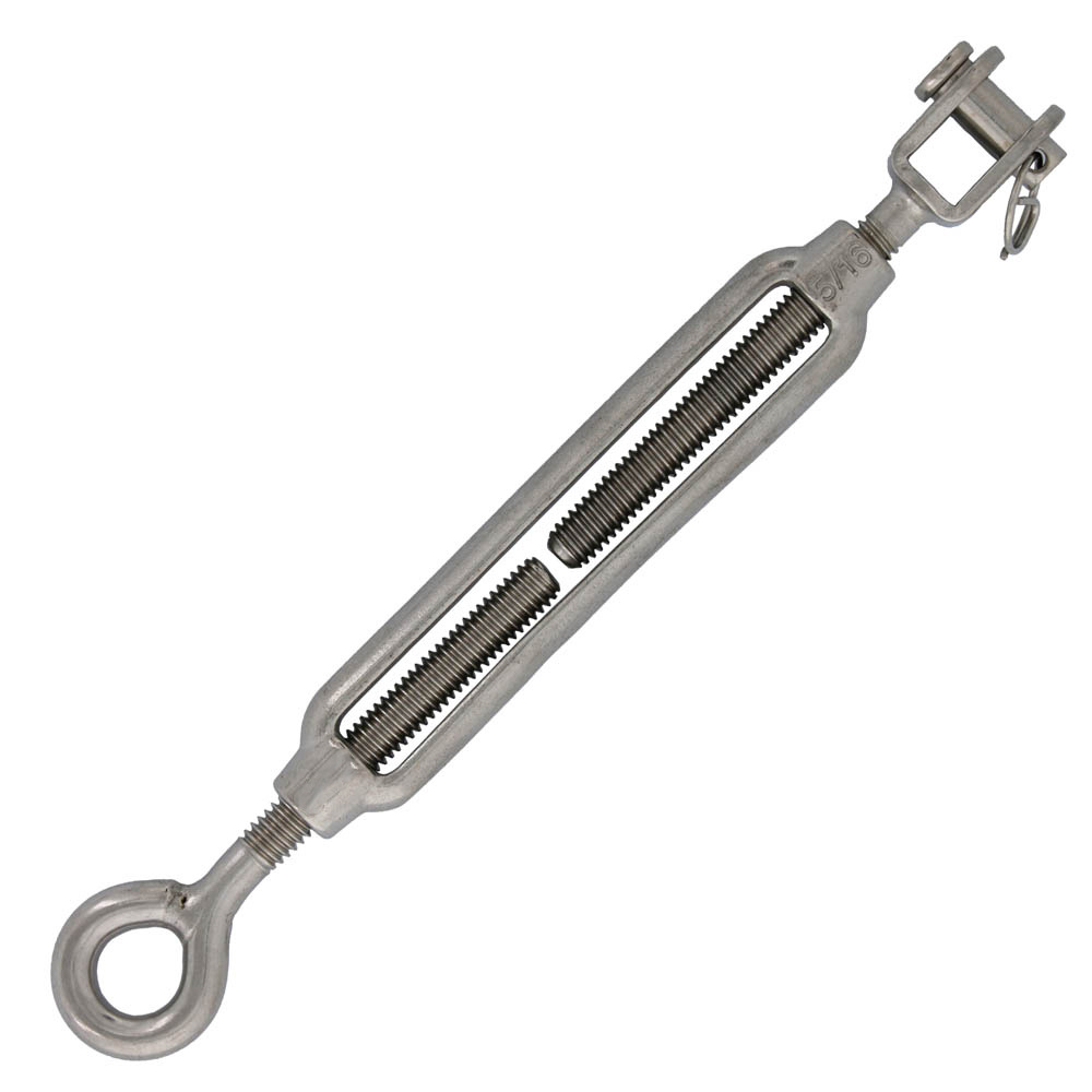 5/8" *9 3500 Lbs High Strength Galvanized Drop Forged Jaw and Eye Turnbuckle
