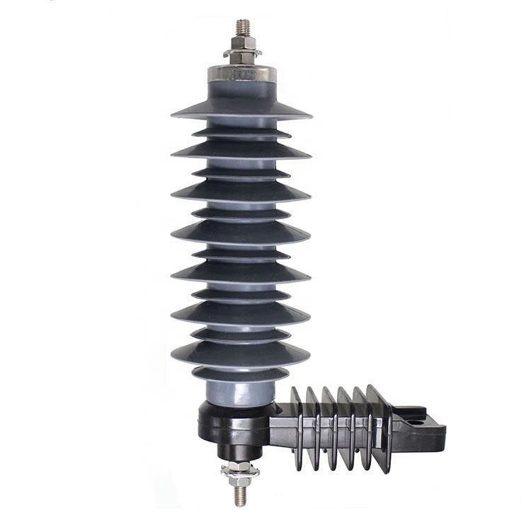 China 
                9-15 Kv Polymer Lightning Arrester Surge Arrester with Internal ZnO Resistor and Isolator on Bottom
              manufacture and supplier