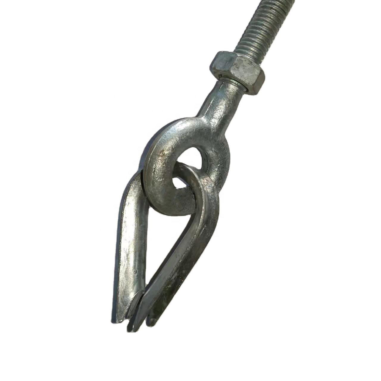 China 
                Guy Wire Fingerhut, verzinkte Fingerauge für Stahldraht 3/8′ ′
              Herstellung und Lieferant