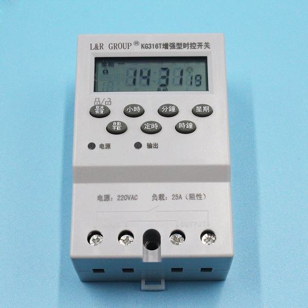 Cina 
                                 Kg316t, nuova serie di interruttori timer digitali con controllo industriale da 220 V/380 V.                              produzione e fornitore