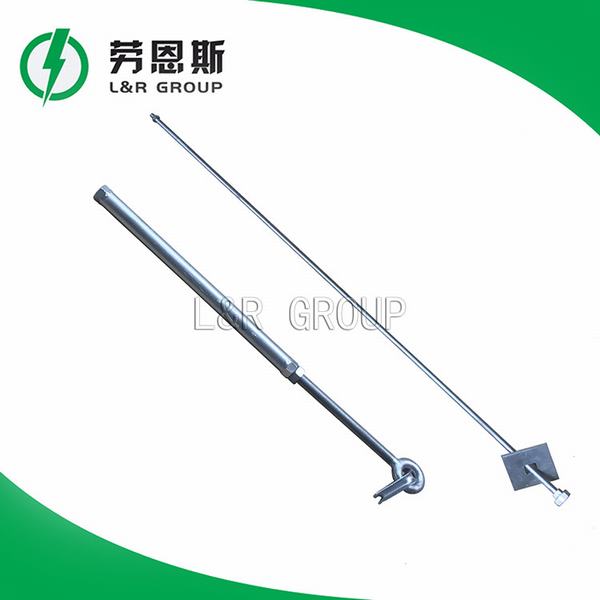 China 
                        Pole Line Turnbuckle Type Hot DIP Galvanized Stay Rod with Bolck
                      manufacture and supplier