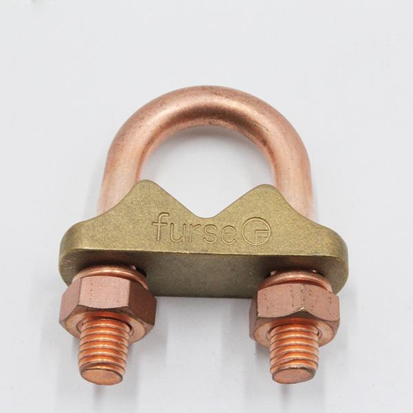 China 
                        Quality Certificated Ground U-Bolt Earth Rod Clamp (Type E)
                      manufacture and supplier