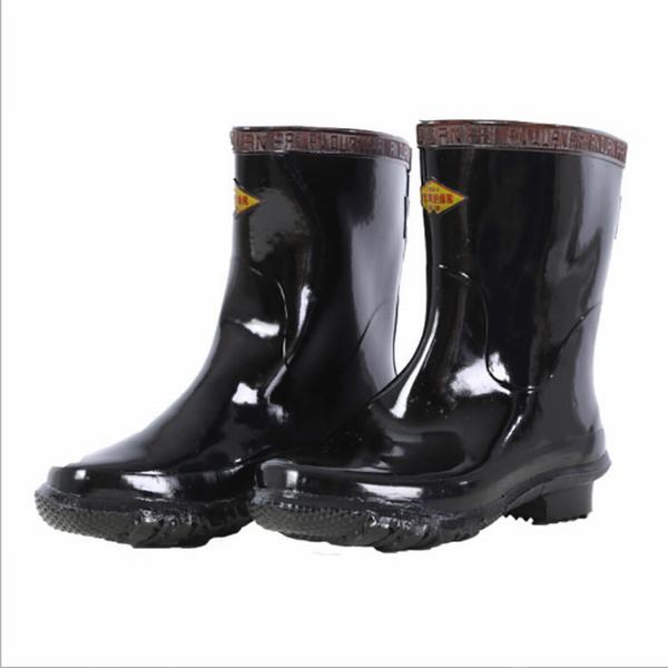 Rubber Non-Slip Sweat Quality Thin Cotton Lining Rain Boots