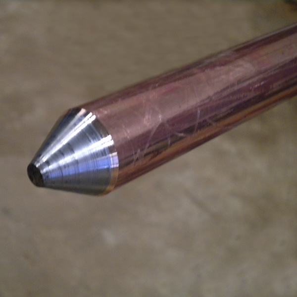 
                                 Kupferne geklebte Stahlmassen-Elektrode 25mm × 6m                            