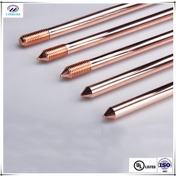 Copper Coated Steel Pointed Ground Rod for Earthing System