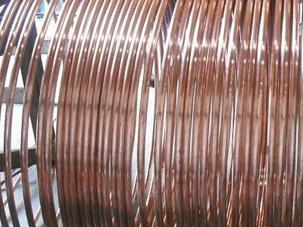 
                                 Revestimiento de cobre de puesta a tierra Conductor redondo de acero                            