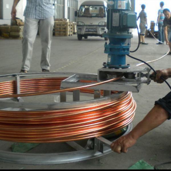 China 
                                 Qualitäts-Kupfer-geklebter kontinuierlicher fester runder Stahlleiter 100 Mikrons                              Herstellung und Lieferant