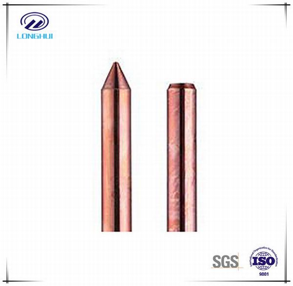 China 
                        High Quality Copper Coated Steel Pointed Ground Rod 3/4"
                      manufacture and supplier