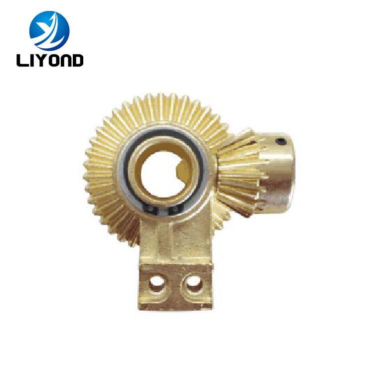 Iron and Zincing Small Bevel Helical Gear for High Voltage Earthing Switch Assembly