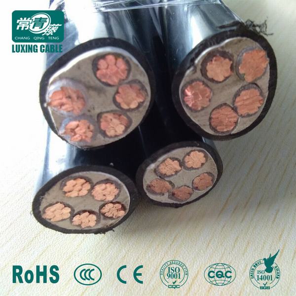 0.6/1 Kv 3 Core Copper Conductor Medium Voltage XLPE Insulated Power Cable for Construction Building