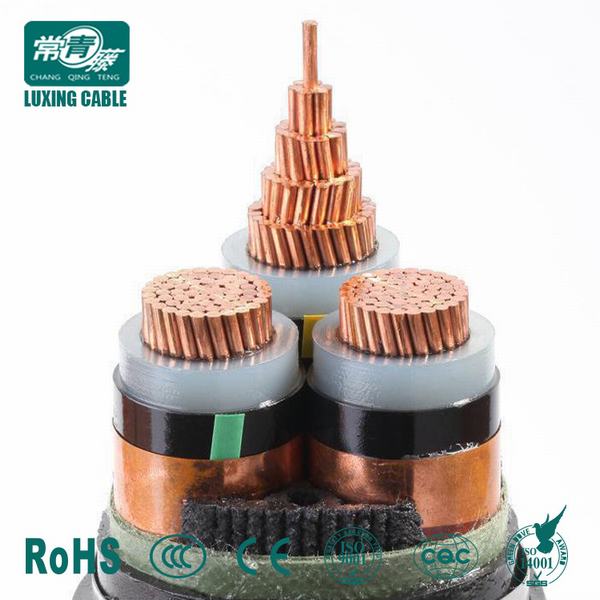 China 
                        15kv 33kv Medium Voltage Steel Wire Armoured Electrical Cable 3 Phase Copper Wire Screen XLPE Power Cable Electricity Cable
                      manufacture and supplier