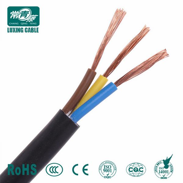 China 
                                 3 Core poder plana Ccable Cabo elétrico de fios de cobre                              fabricação e fornecedor