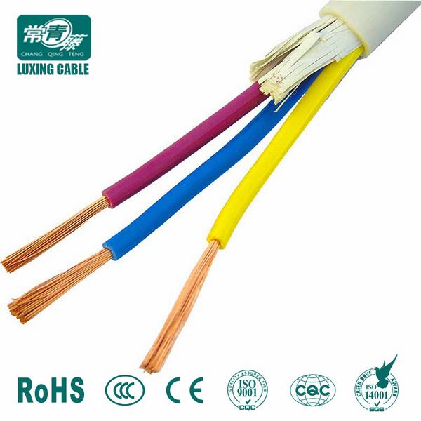 
                                 3core 2,5 mm2, 4core 2.5mm2 câble PVC multiconducteur souple                            