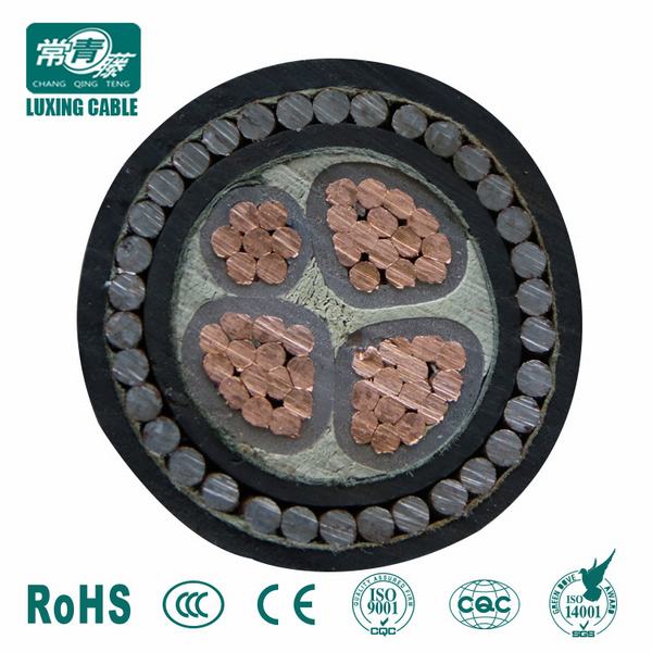 Chine 
                                 4 Core 95mm 120 mm de cuivre 0,6 /1 kv EN POLYÉTHYLÈNE RÉTICULÉ Câble d'alimentation souterrain blindé                              fabrication et fournisseur