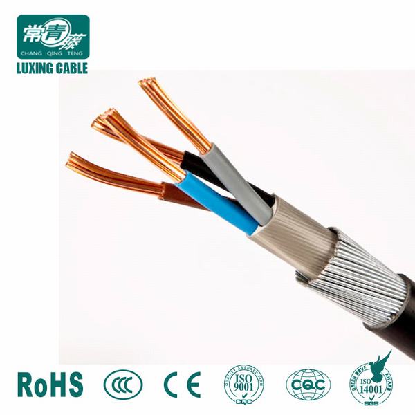 
                                 AS/NZS 95mm de fio de aço cabo de alimentação blindadas revestimento de PVC e condutores de cobre                            