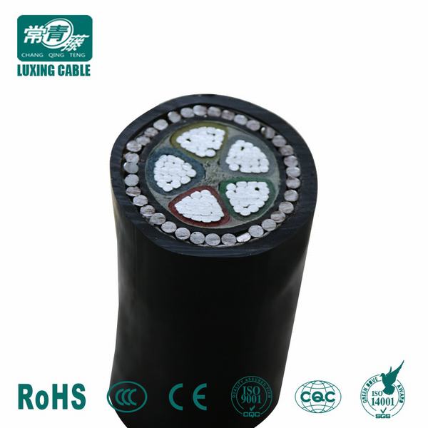 Aluminum Conductor PVC Insulted Steel Tape Armoured PE Sheathed Electrical Cable Vlv23