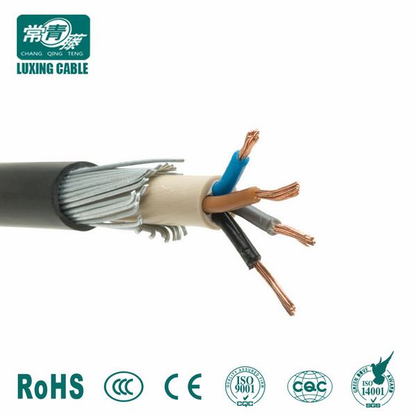 China 
                                 BS5467 IEC60502 1-35kv Isolados em XLPE PVC blindados elétrica com bainha dos cabos de alimentação                              fabricação e fornecedor