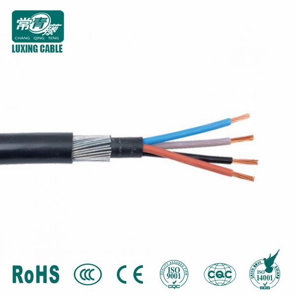 Chine 
                                 BS6004 : 2000 isolation PVC, câble sous gaine en PVC, de la lumière, 300/500V, Circulaire Twin, 3-Core, 4 coeurs et 5-core                              fabrication et fournisseur