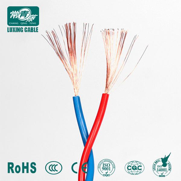 CCC (IEC) Standard Copper Core PVC Insulation Flexible Twisted Cable Rvs