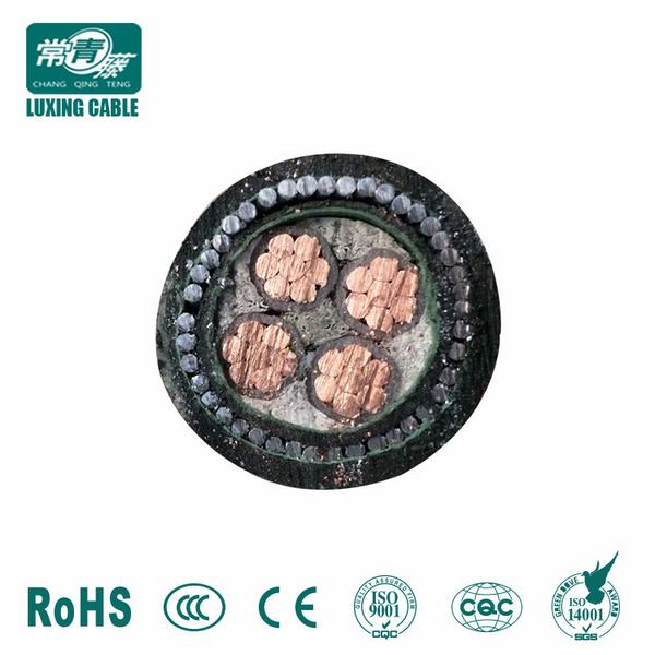 Copper Conductor PVC Insulted Fine Steel Wire Armoured PVC Sheathed Electrical Cable VV32